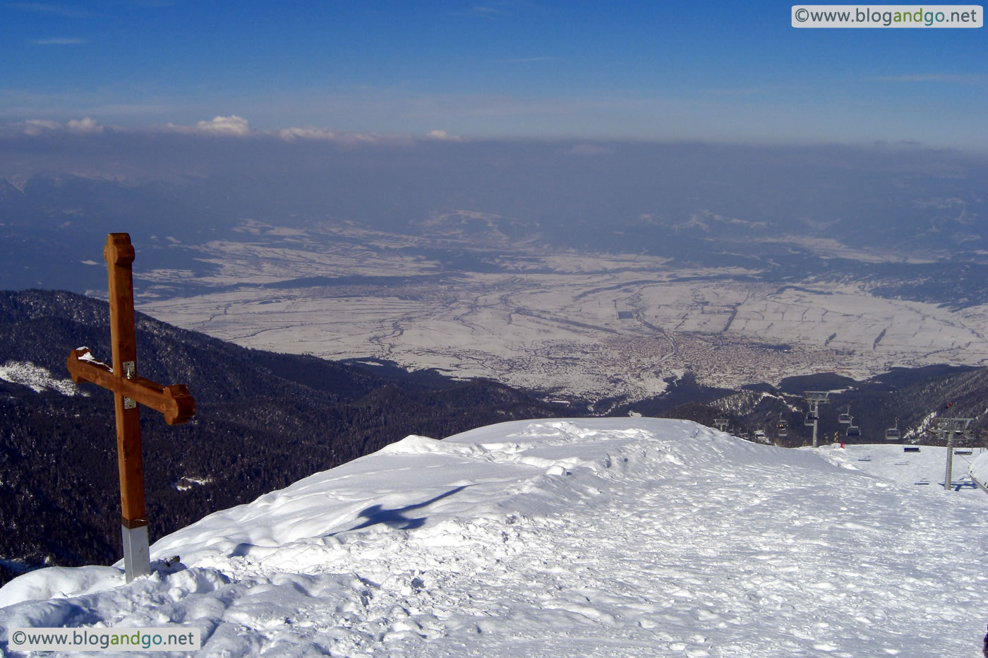 Bansko - At the top of Vihren mountain